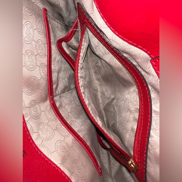 🌶️Michael Kors Hamilton Saffiano Leather Large Tote Shoulder Bag - Picture 12 of 13